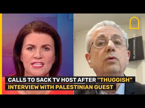 Moment &quot;thuggish&quot; host yells at Palestinian guest live on air