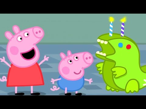 Peppa Pig English Episodes &uuml;&eacute;&Ccedil; Peppa Pig Celebrates George Pig's Birthday