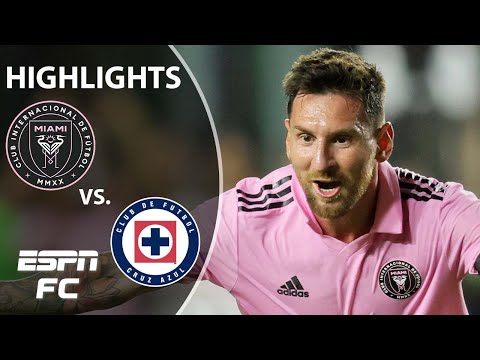 HIGHLIGHTS from Lionel Messi&rsquo;s Inter Miami debut vs. Cruz Azul | ESPN FC