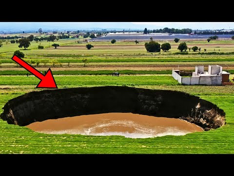 Sinkhole Appears On Family's Land, What Police Find At The Bottom Makes Them Turn Pale