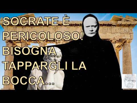 Socrate &egrave; pericoloso! Bisogna tappargli la bocca...