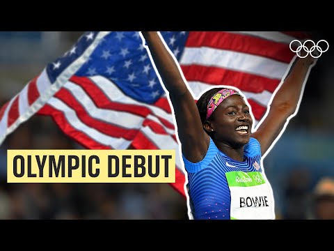 Tori Bowie's 🇺🇸 first Olympic Race! 🏃&zwj;♀️