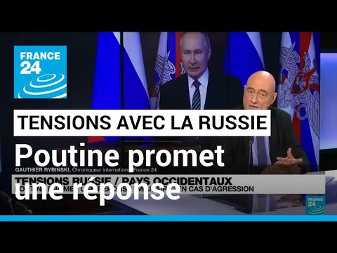 En pleines tensions avec les occidentaux, Poutine promet une &quot;r&eacute;ponse militaire en cas d'agression&quot;