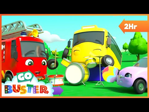 Buster's Musical Band Song! 🎵🥁 Learn to Share with Friends | Go Gecko's Garage! | Kids Cartoons