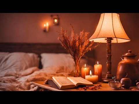 Reading Music to Concentrate 📚 Jazz Study Music 🕯 Calming Music for Studying with Soothing Candles 📔