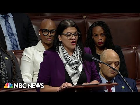 The House votes to censure Democratic Rep. Rashida Tlaib of Michigan over Israel remarks
