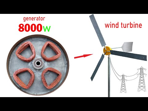 I make 220v electric Wind Turbine generator