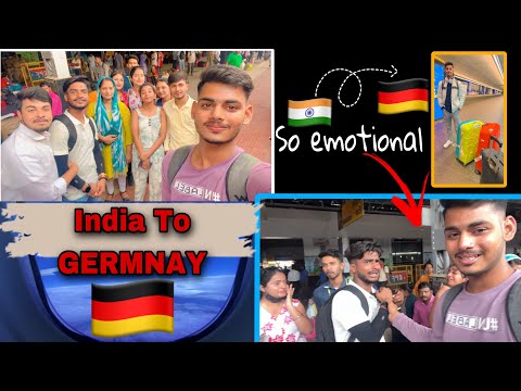 INDIA TO GERMANY 🇩🇪 FULL JOURNEY | SO EMOTIONAL 🥺 | INTERNATIONAL STUDENT ❤️