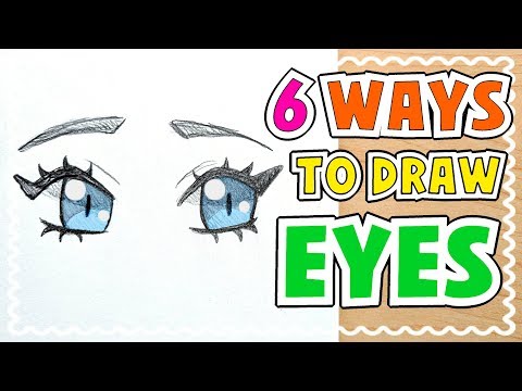 ☆ HOW TO DRAW 6 TYPES OF EYES || Tutorial! ☆