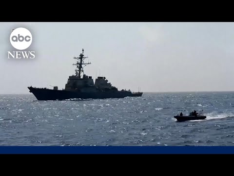 Iranian-backed Houthi boats sunk by US Navy helicopters