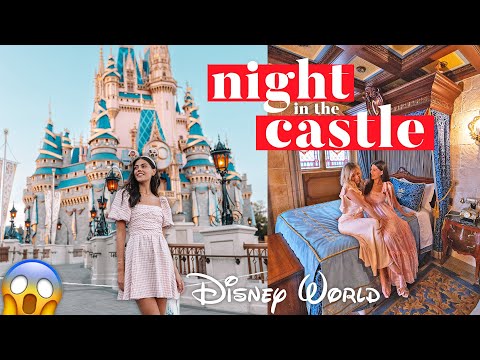 we had a sleepover in the CASTLE at WALT DISNEY WORLD 🏰