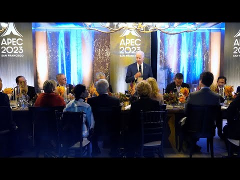 Pres. Biden hosts APEC dinner with delegation heads in San Francisco