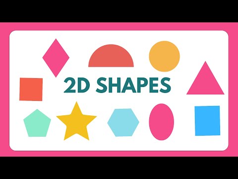 2D Shapes | Shapes for kids | Mathematics | Easy educational video for kids