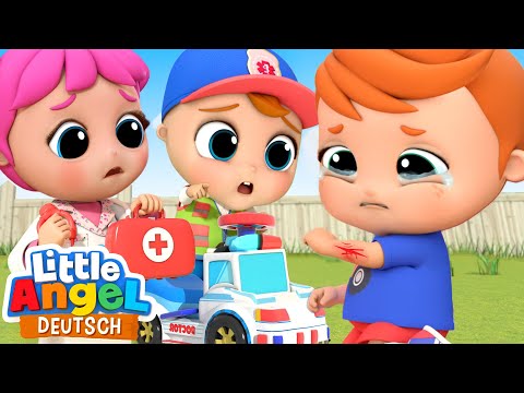 Ich habe ein Aua, Frau Doktor! | Heile, heile Segen | Little Angel Deutsch - Kinderlieder