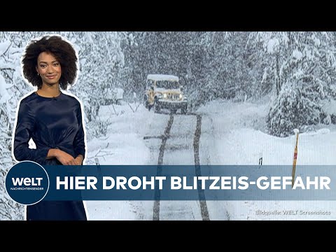 SCHNEE UND REGEN: Glatteisgefahr! Hier droht besonders hohe Unfallgefahr durch Gl&auml;tte I WELT WETTER