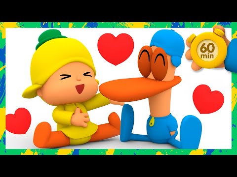 💌💞 Melhores amigos: Pato e Pocoyo 🫶 | POCOYO E NINA | [60 min] | DESENHOS ANIMADOS para crian&ccedil;as