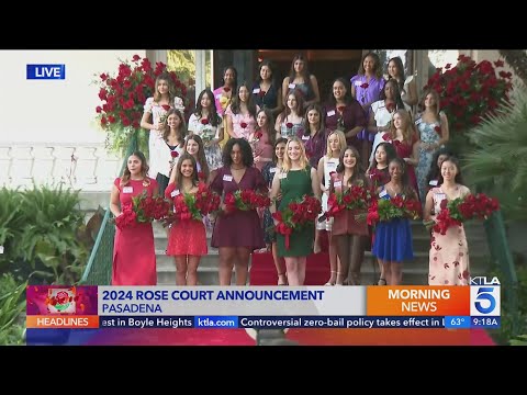 Royal Court selected for 2024 Pasadena Tournament of Roses