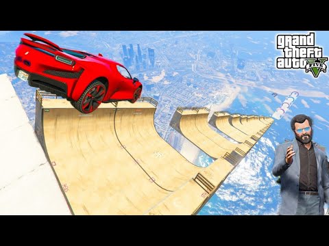 Gta 5 Mega Ramp Challenge | ramp challenge | STAR GAMERS 2.0