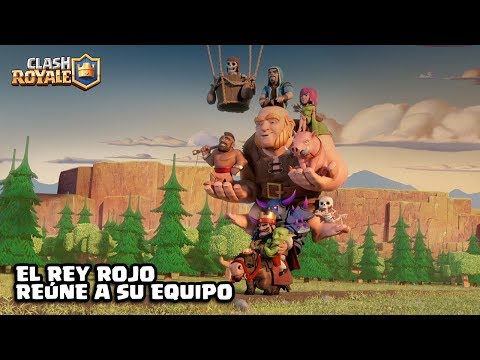 Clash Royale en Espa&ntilde;ol: El Rey Rojo re&uacute;ne a su equipo