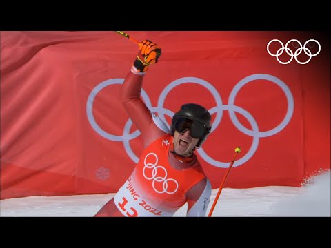 3 x 🥇 in a row for Matthias Mayer | Men's Super-G Highlights Beijing 2022