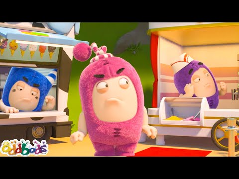 The Means War | Oddbods - Food Adventures | Cartoons for Kids