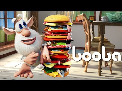 Booba - ep #18 - Hamburger 🍔 - Funny cartoons for kids - Booba ToonsTV