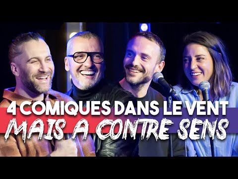 EP 16 - Maxime, Jerome Niel, Blandine Lehout, Seb Mellia - 4 Comiques dans le vent...