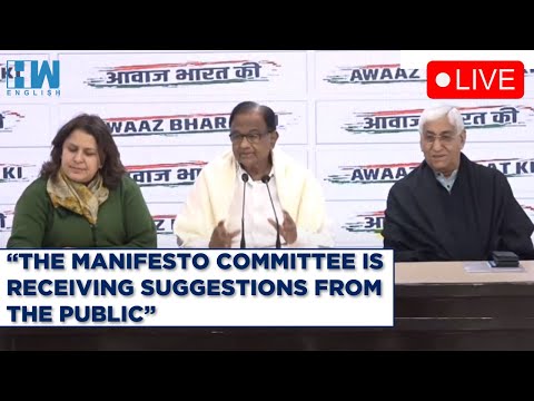 LIVE: Congress party briefing by P Chidambaram and TS Singhdeo at AICC HQ