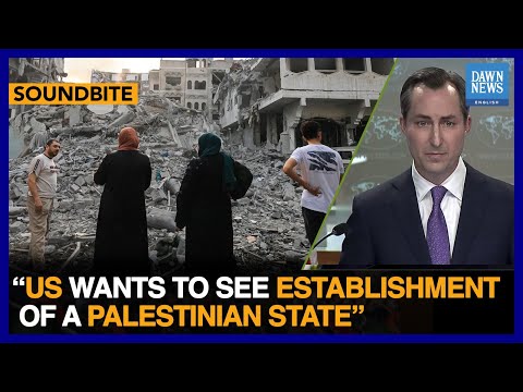 US Wants To See Establishment Of A Palestinian State: State Dept Spokesperson | Dawn News English