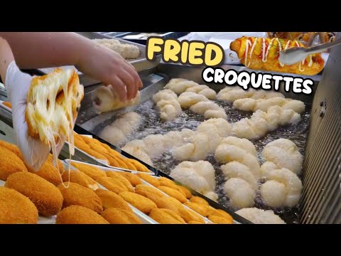 Exploring Famous Cheese Fried Croquettes | Hidden Street Food | December Winter Night