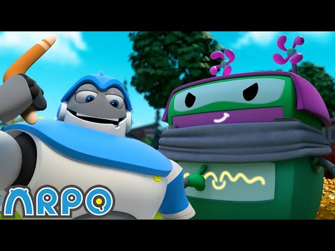 Boomerang ARPO Vs Nannybot! | ARPO The Robot | Funny Kids Cartoons | Kids TV Full Episodes