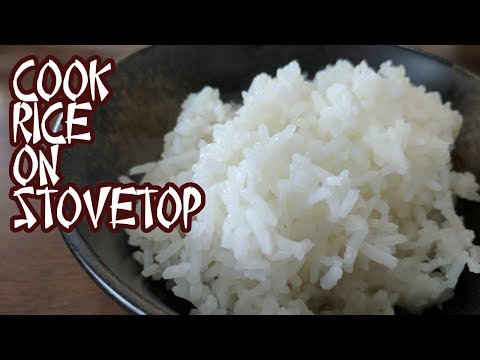 How to cook rice on a stove (without a rice cooker)