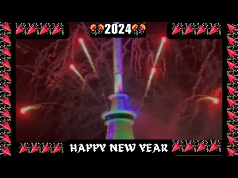 Happy New Year 🥳 2024 | Celebration with Fireworks 🎇 &amp; Firecrackers 🧨