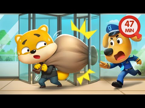 Watch out for Revolving Doors | Kids Cartoons | Safety Tips | Sheriff Labrador Police Cartoon