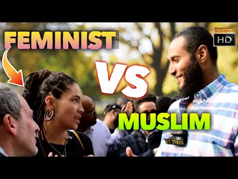 Feminist questions Muslim! Mohammed Hijab Vs Feminist | Speakers Corner | Old Is Gold | Hyde Park