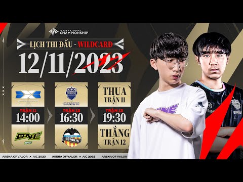 DCG VS ONE | BRU VS VCF | ONE VS VCF | LỄ BỐ THĂM CHIA BẢNG AIC 2023