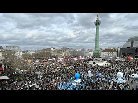 Neuer Protesttag in Frankreich gegen die Rentenreform | AFP