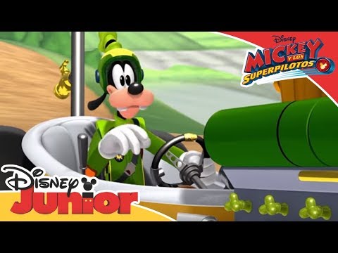 Mickey y los Superpilotos: Momentos m&aacute;gicos -  Goofy y las carreras | Disney Junior Oficial