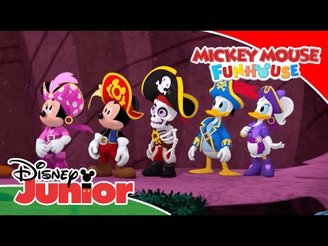 Mickey Mouse Funhouse: Piratas de verdad | Disney Junior Oficial