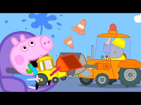 Peppa Wutz 🚜 Herr Bulle Rei&szlig;t Die Stra&szlig;e Auf 🚧 Peppa Pig Deutsch Neue Folgen | Cartoons f&uuml;r Kinder