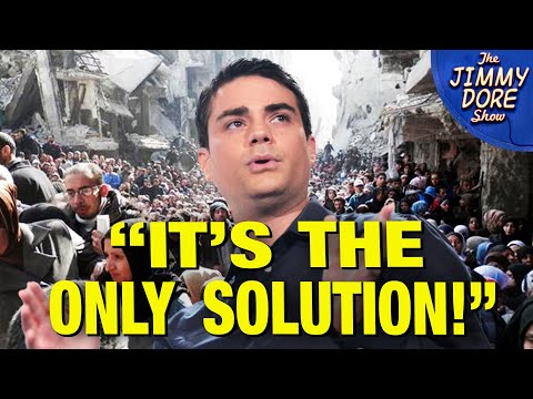 Ben Shapiro ADMITS He Supports Ethnic Cleansing Of Palestinians!