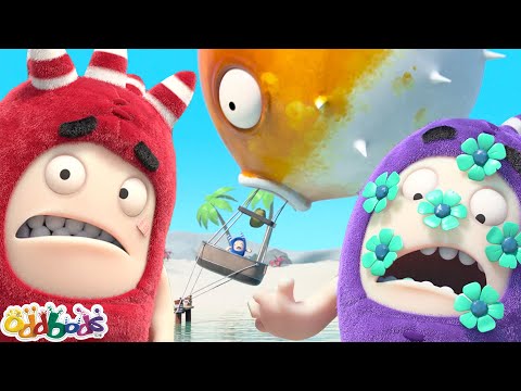 Oddbods Marooned - Stranded on an Island | Season 1 Episode 103 | Funny Cartoon For Kids