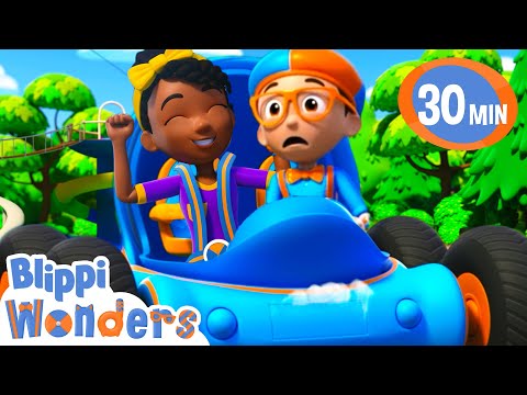 Adventure Time: Meekah Drives the Blippi Mobile | Educational Videos for Kids | Blippi Wonders