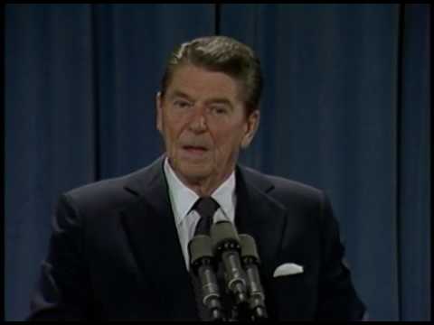 President Reagan's 20th Press Conference in the East Room on October 19, 1983