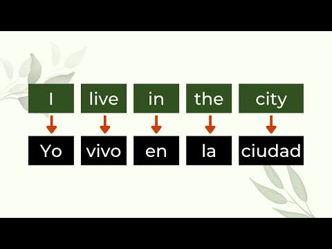 Create sentences in Spanish