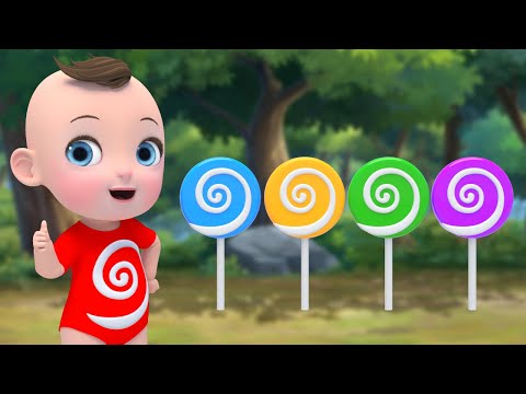 Color Lollipop! | Itsy Bitsy Spider Song Nursery Rhymes | Baby &amp; Kids Songs