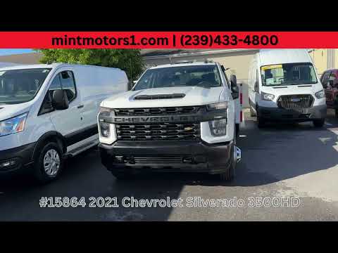 Power and Utility Unleashed: 2021 Chevrolet Silverado 3500HD with Versatile Utility at Mint Motors!