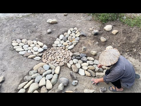 Day 3 Building a Giant Brick and Mud Oven on My Farm 