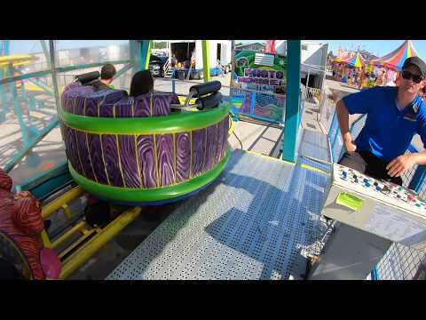 &quot;Crazy Mouse&quot; POV rollercoaster at the Iowa State Fair