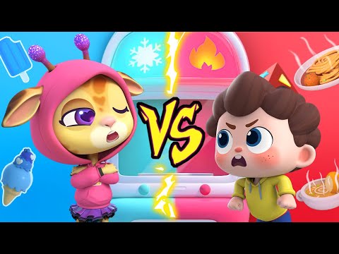 Hot vs Cold Challenge🥵🥶 | Kids Songs | Funny Children's Songs | Neo's World | BabyBus